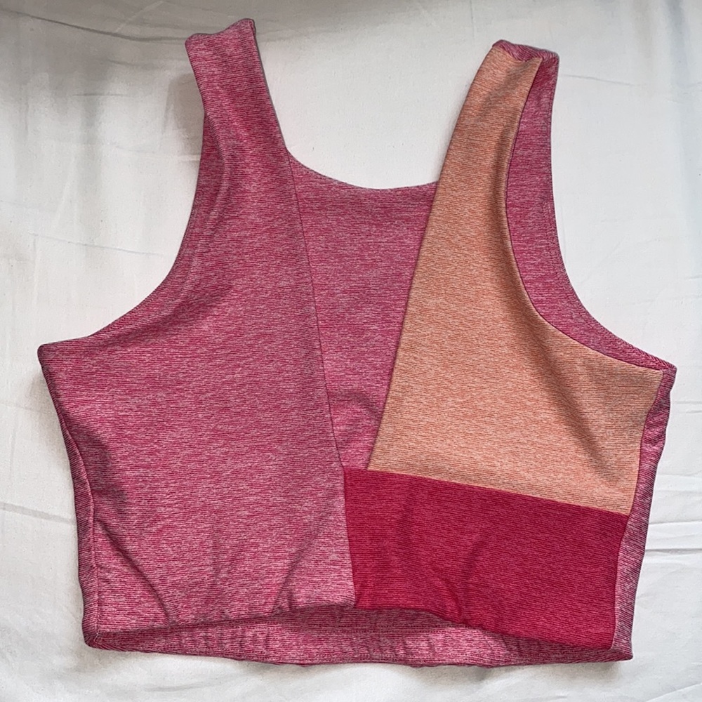 Outdoor Voices Venus Crop Top in Flamingo/Pink